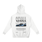 Senna Tribute Hoodie White