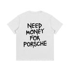 Need Money Cotton Kids T-Shirt White