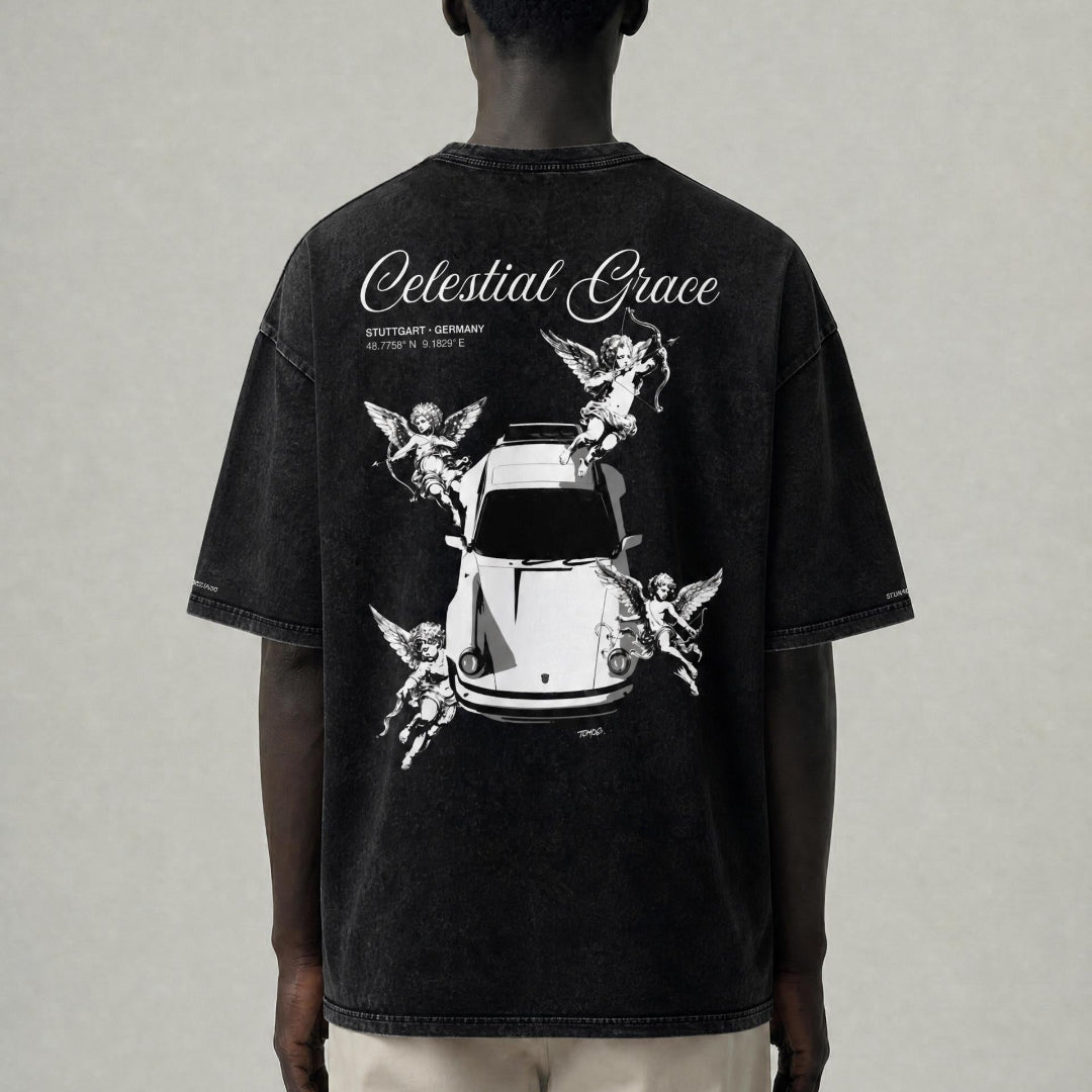 Celestial Grace Vintage Washed Tee