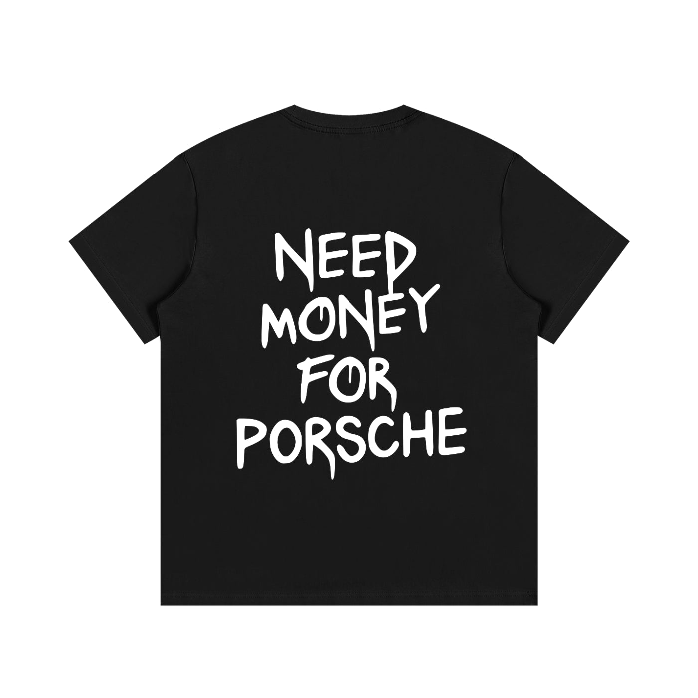 Need Money Cotton Tee Black