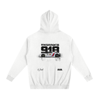 918 Tribute Cotton Hoodie White