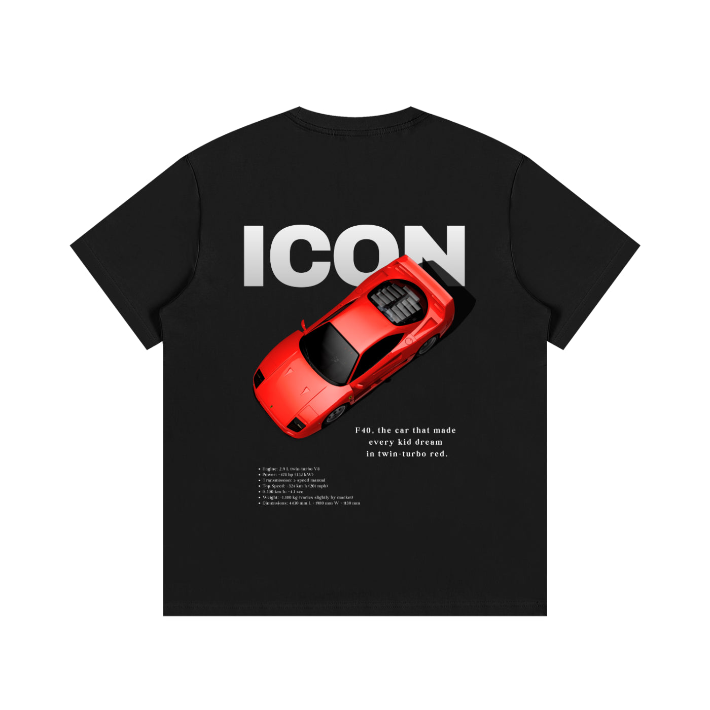 ICON Tribute Tee Black