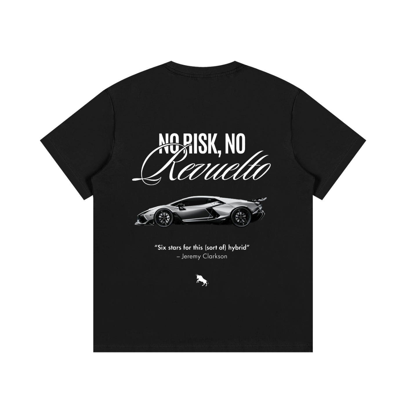 No Risk Cotton Tee Black